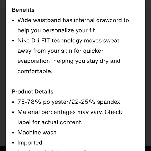 NWT NIKE Epic Luxe Mid-Rise leggings size XS - Picture 6 of 12